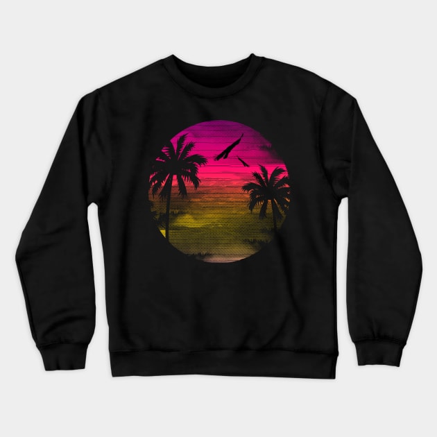 Paradise Crewneck Sweatshirt by clingcling